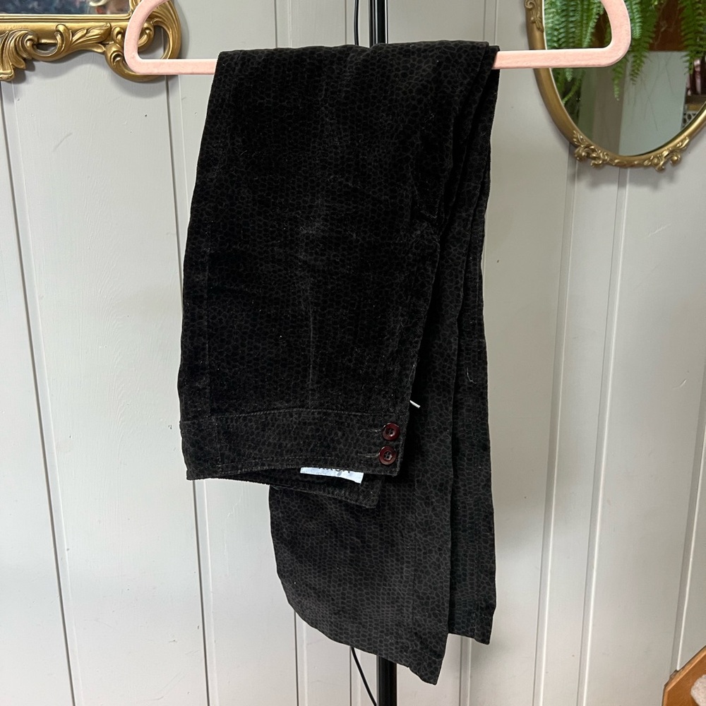Mexx dark brown patterned pants size 2